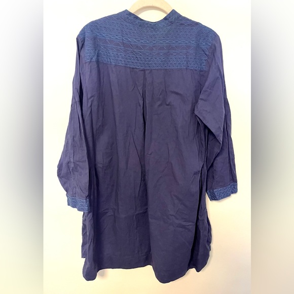 Roberta Roller Rabbit Embroidered Tunic Dress size Large - Picture 5 of 5